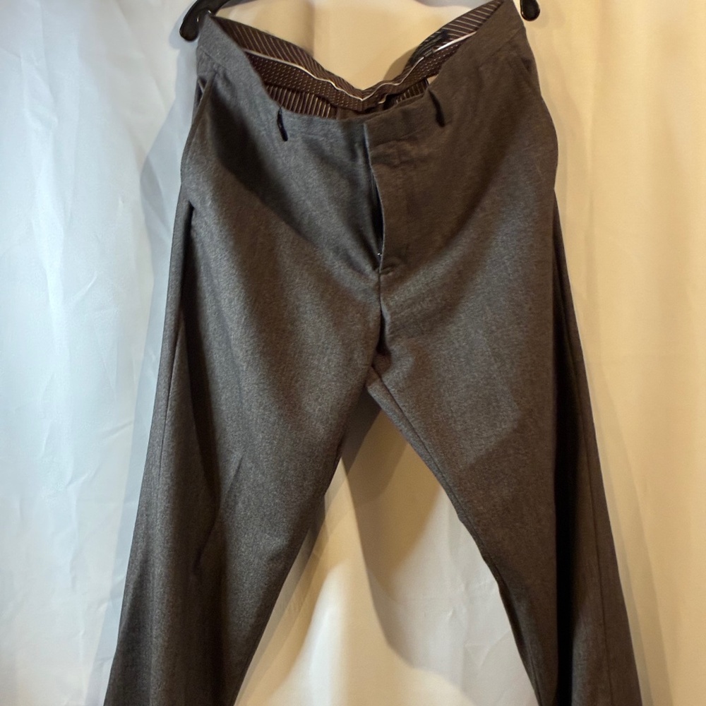 Banana Republic men’s 35x32 wool dress pant brown/grey